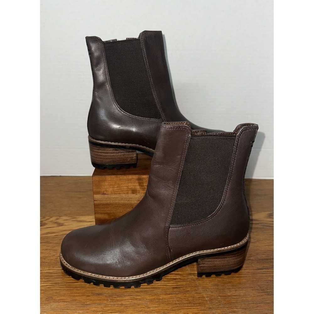 David Tate Santorini Chelsea Boots Women's 8M Brown Leather-New Without Tags/Box